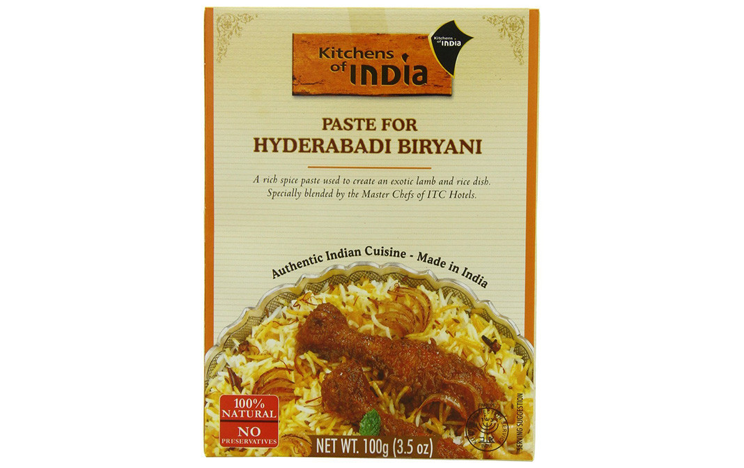 Kitchens Of India Paste For Hyderabadi Biryani    Box  100 grams